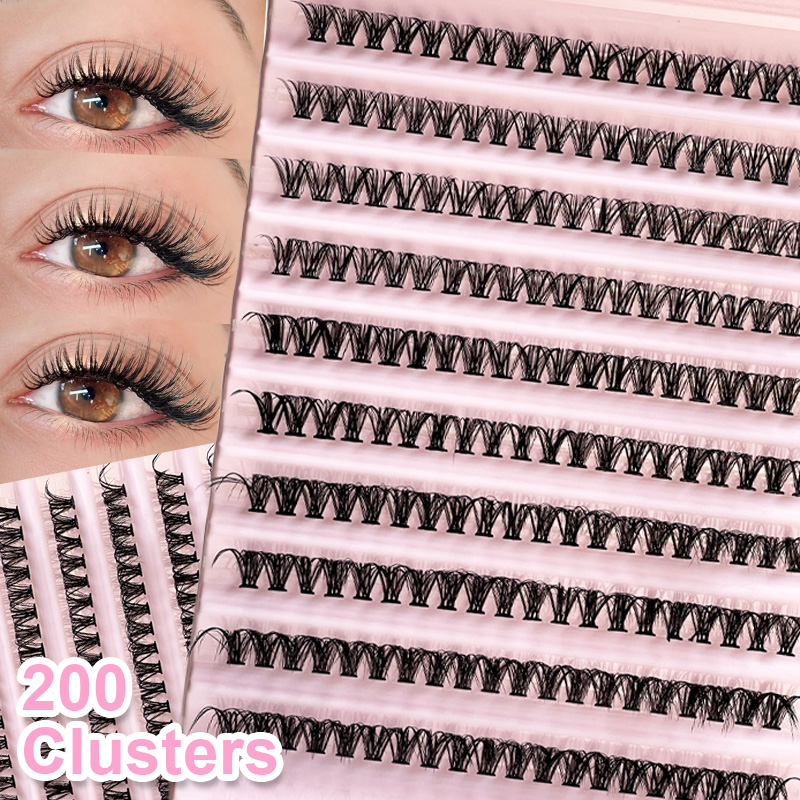 Eyelash Extension Eyelash - Bulu Mata Individual Tuft 8-16mm 200pcs