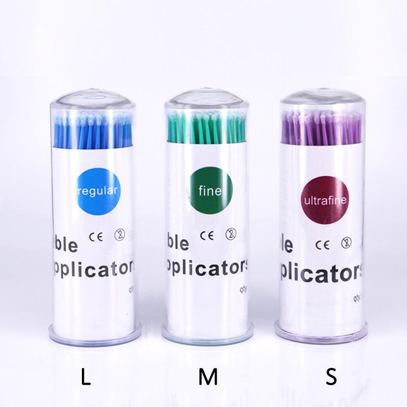 Eyelash Extension Cleaning - 100Pcs/botol MicroBrush Untuk Kit Pengangkat Bulu