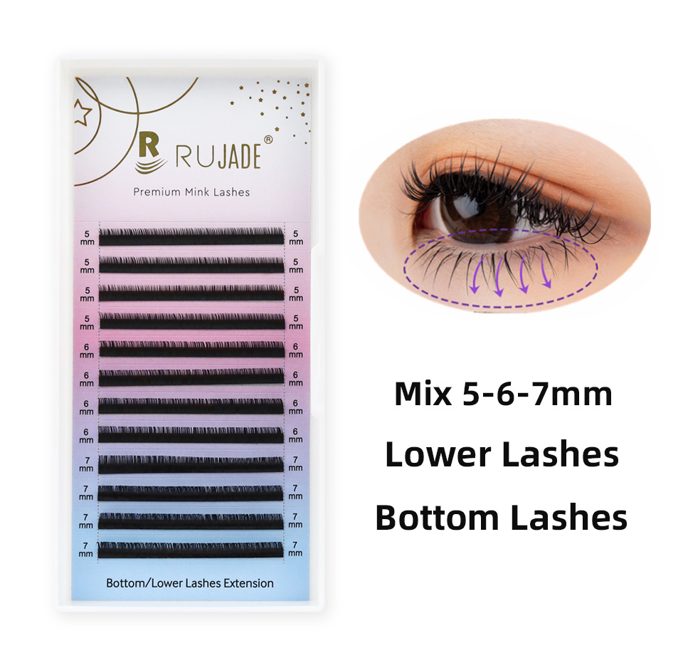 Eyelash Extension C Curl - Bulu Mata Bawah Campuran 5 6