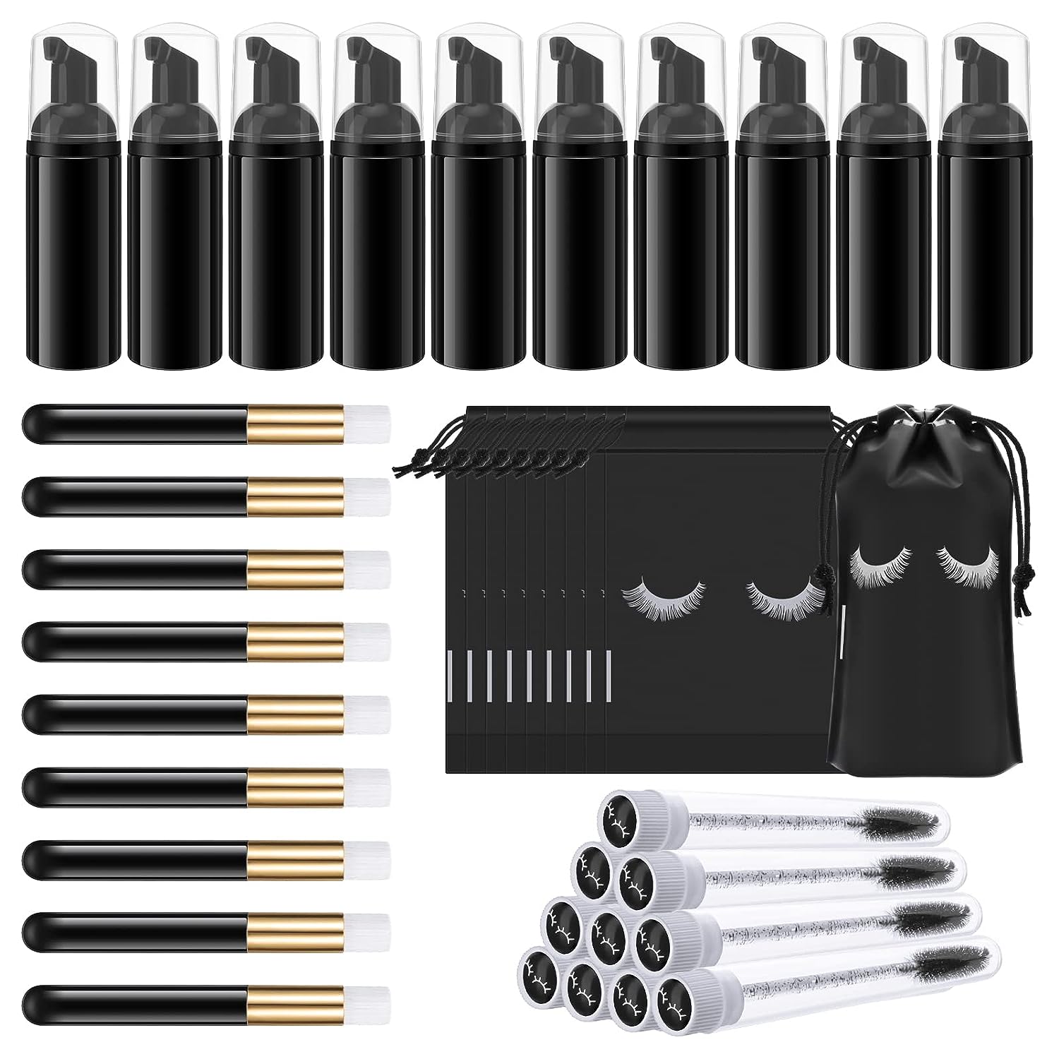 Eyelash Extension Wash - Set peralatan rias ekstensi bulu mata,