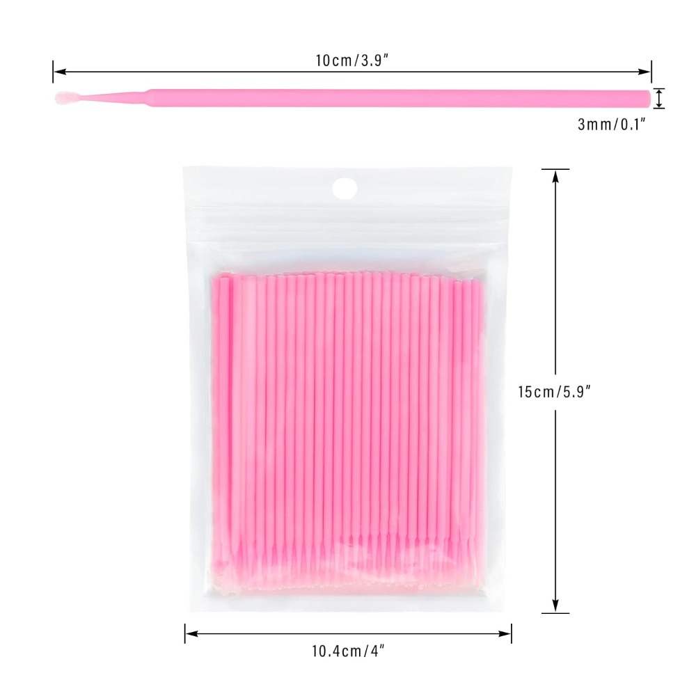 Eyelash Extension Eyelash - 500PCS Penyeka Telinga Mikro Sekali Pakai,