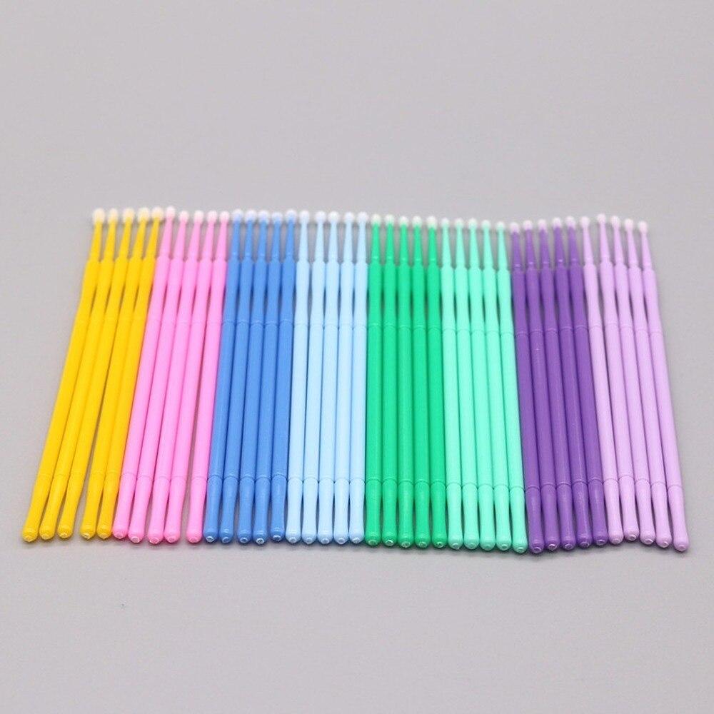 100 Buah/Lot Kuas Mikro Riasan - Eyelash Extension Cleaning ulasan dan harga