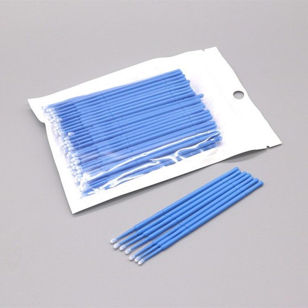 100 Buah/Lot Kuas Mikro Riasan - Eyelash Extension Cleaning ulasan dan harga