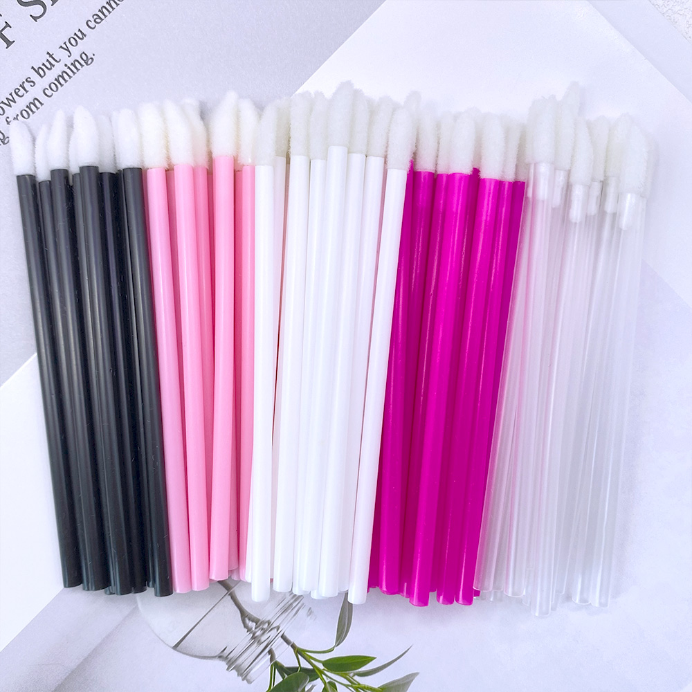 50/500 Buah Kuas Bibir Sekali  - Eyelash Extension Eyelash ulasan dan harga
