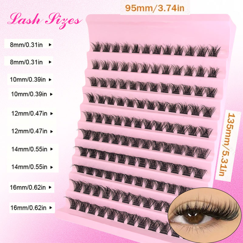 Kit Ekstensi Bulu Mata DIY Clu - Eyelash Extension C Curl ulasan dan harga