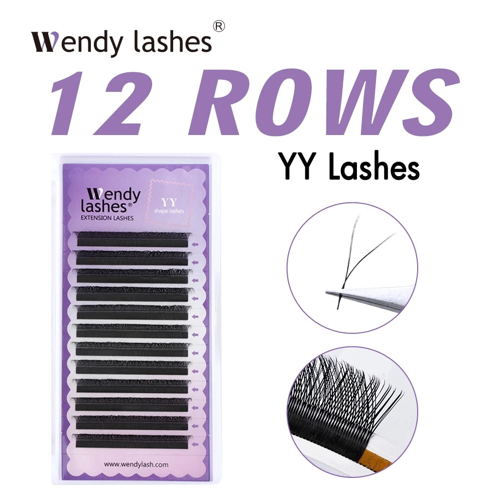 WENDY 2D YY Bentuk C/D Ekstens - Eyelash Extension Yy ulasan dan harga