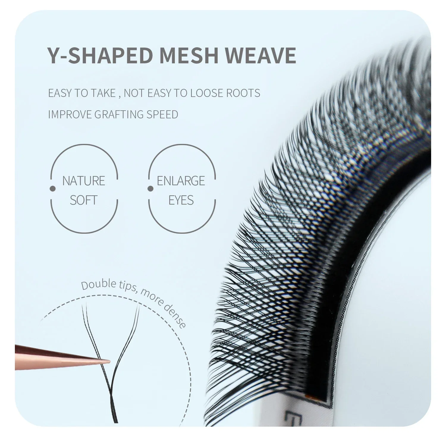 Anafris coklat W bentuk eksten - Eyelash Extension Yy ulasan dan harga