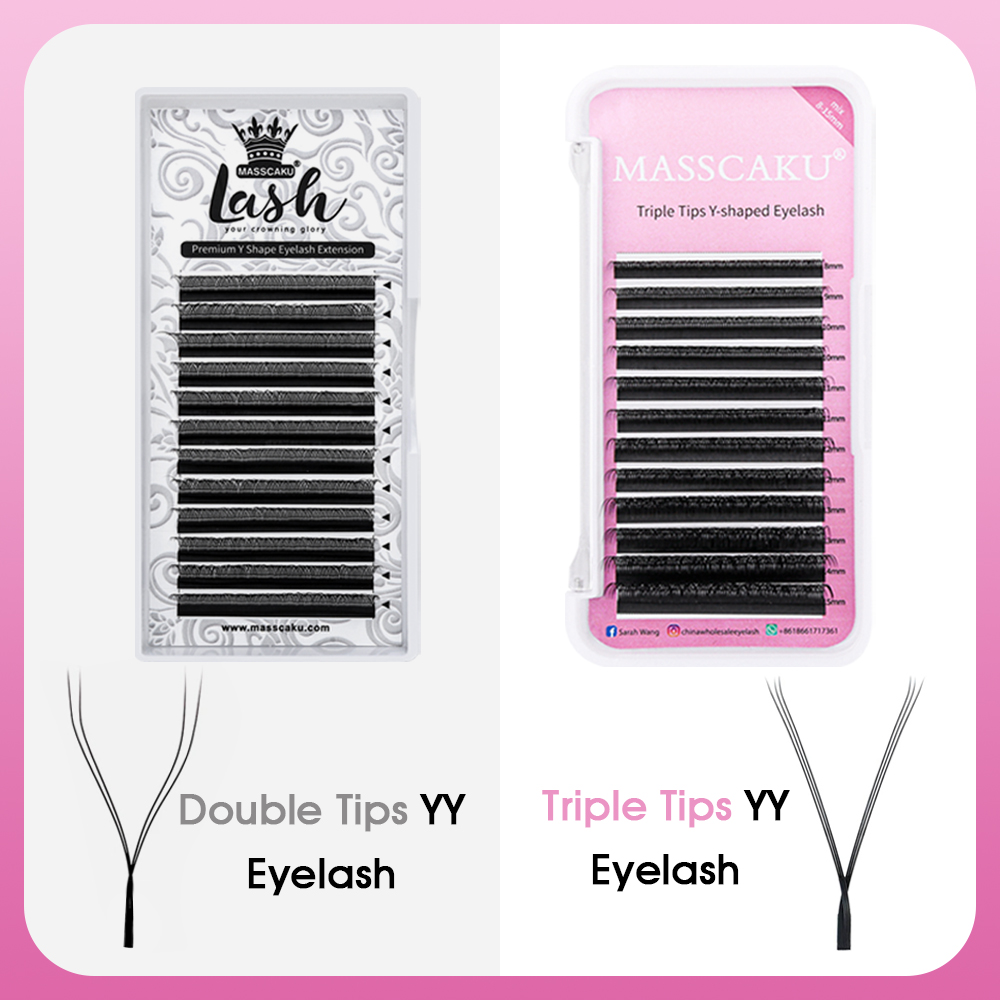 MASSCAKU jual panas alami Volu - Eyelash Extension Yy ulasan dan harga