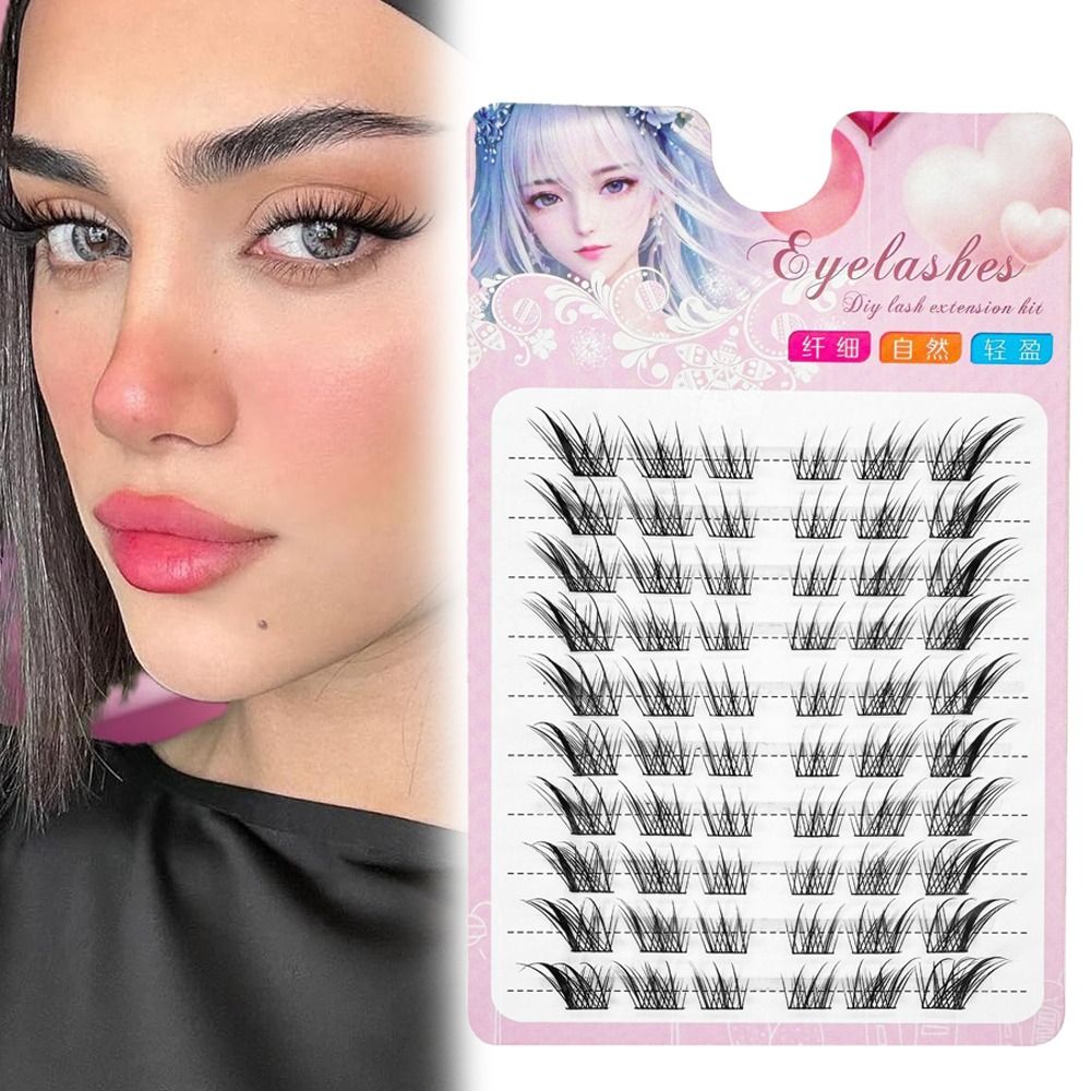 Bulu Mata Cluster Mata Kucing  - Eyelash Extension C Curl ulasan dan harga