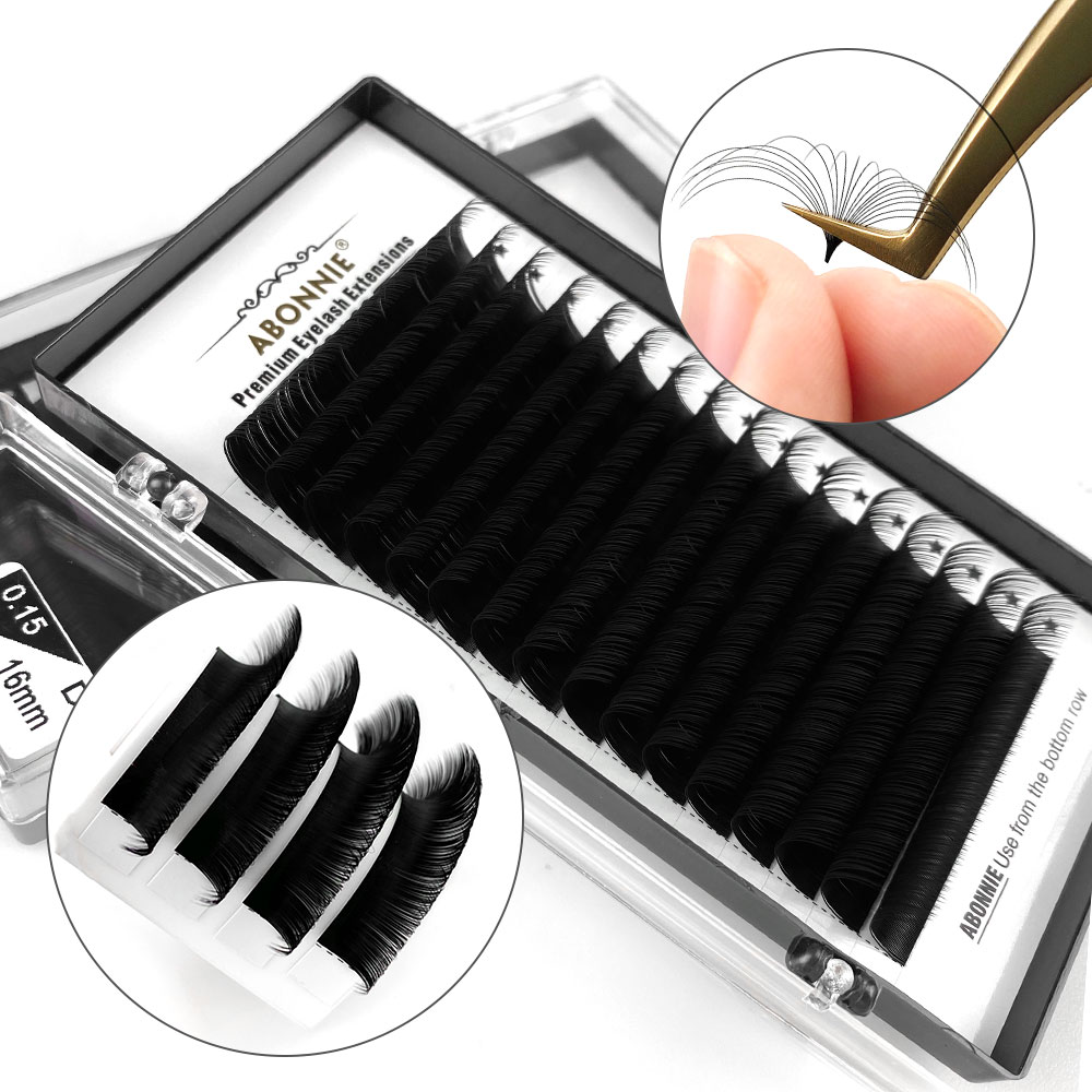 Abonnie ekstensi bulu mata sut - Eyelash Extension C Curl ulasan dan harga